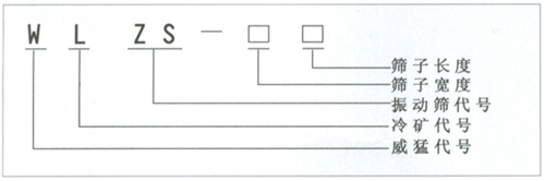 WLZS直線(xiàn)冷礦振動(dòng)篩型號(hào)說(shuō)明